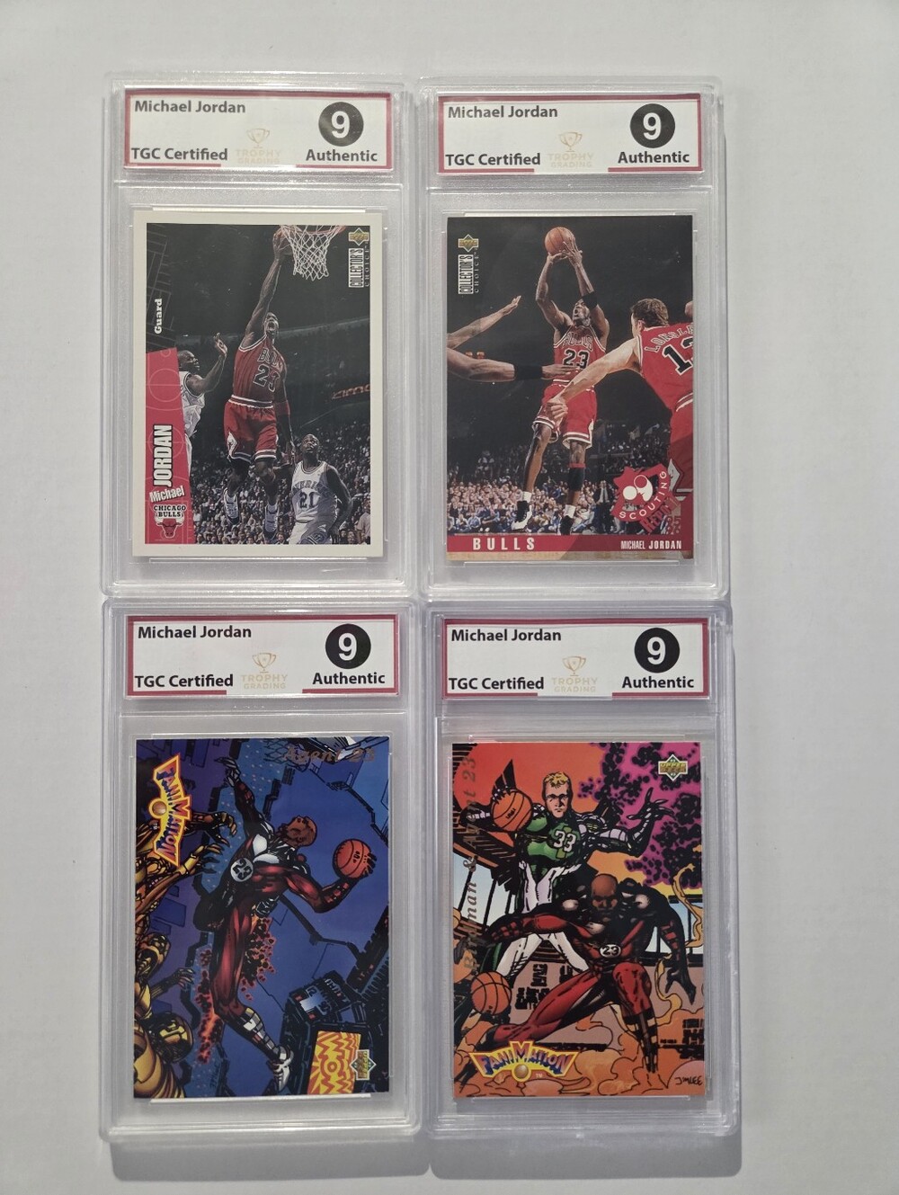 Michael Jordan Mint 9 Graded Lot